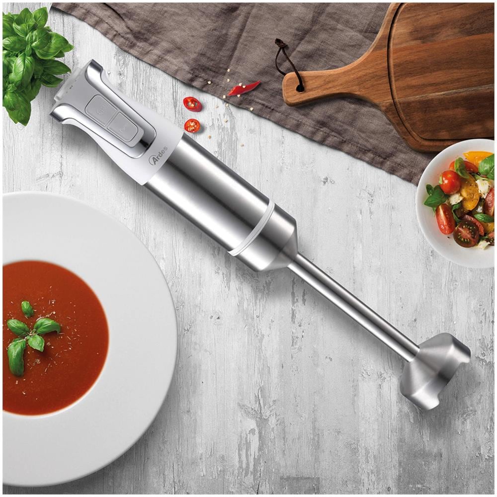 Frullatore ad Immersione ARMIX02 Potenza 1000 Watt Colore Bianco, Acciaio inossidabile - Foto 4