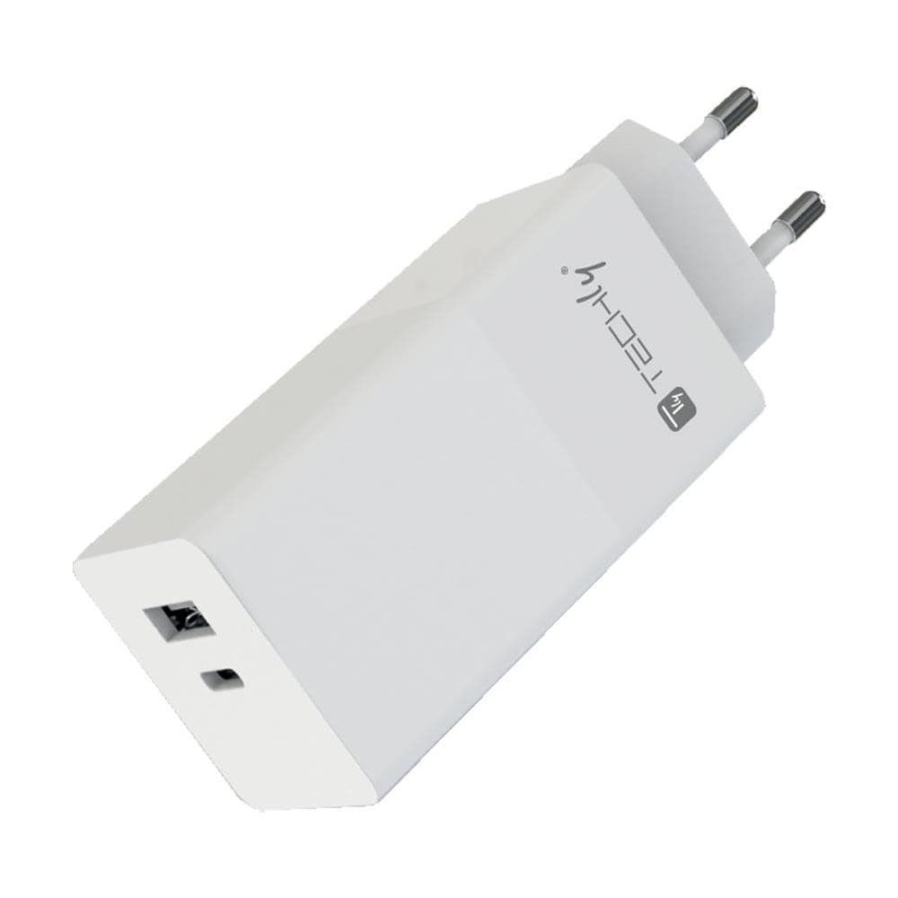 Caricatore Alimentatore Usb-c E Usb-a Da Muro 100w Per Smartphone O Tablet - Foto 1