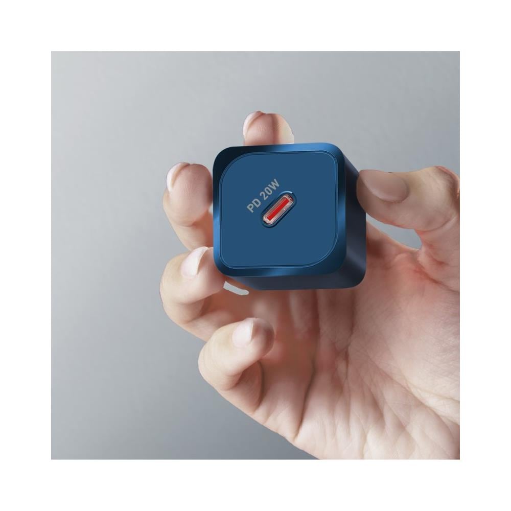 TETRGAN1C20B Caricabatterie per dispositivi mobili Cuffie, Altoparlante portatile, Smartphone, Orologio intelligente, Tablet Blu AC Ricarica rapida Interno - Foto 2