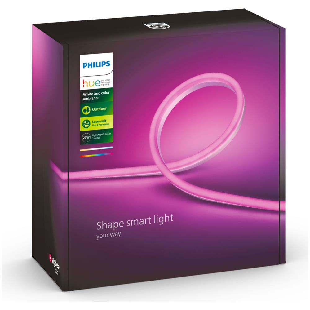 Philips Hue White and Color ambiance Lightstrip da Esterno 2m - Foto 6