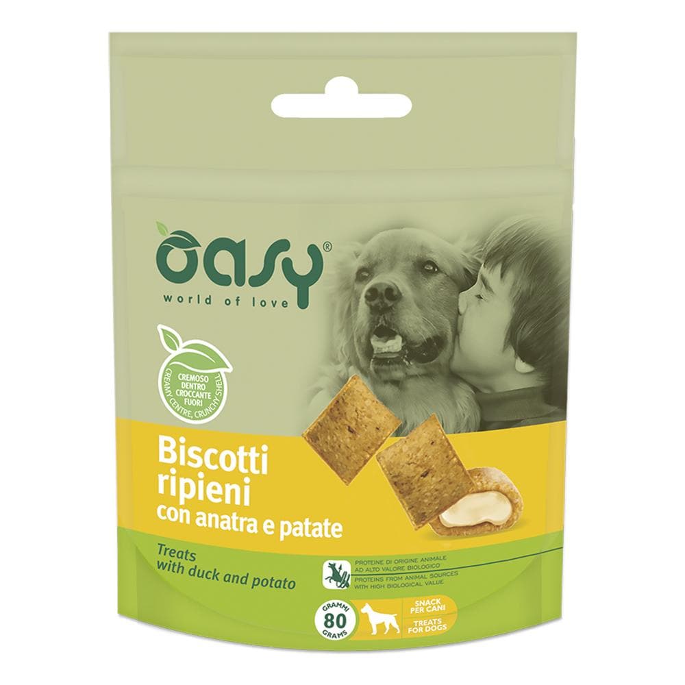 Snack Dog Biscotti Ripieni Con Anatra E Patate 80gr - Foto 1
