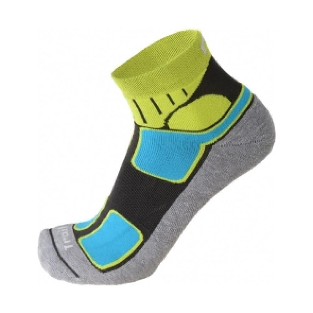 Calze Uomo Trail Running Nero Verde 39/41 - Foto 1