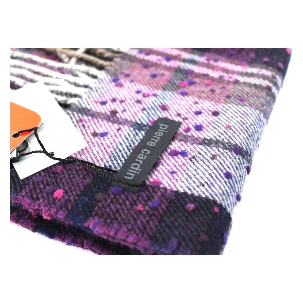 Sciarpa Uomo e Pashmina Jacquard L1412 Viola - Foto 2
