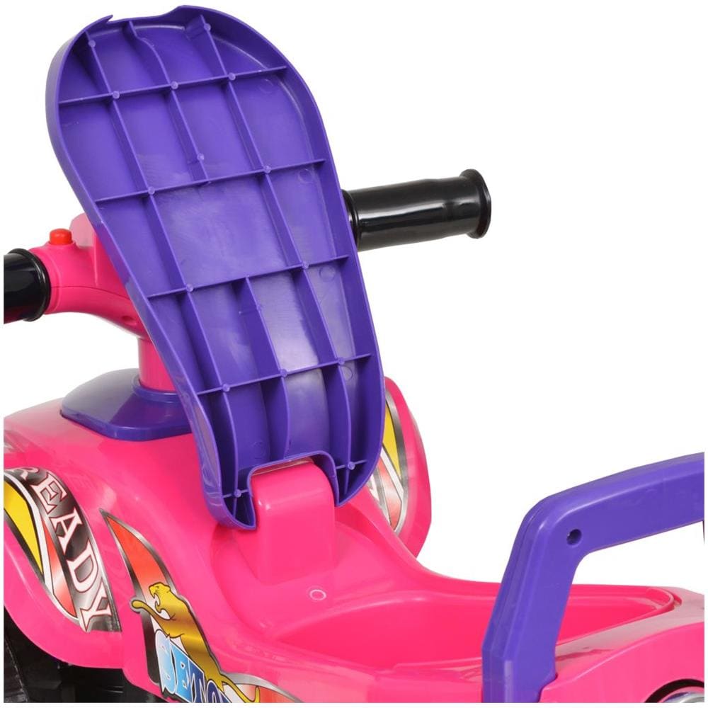 Cavalcabile ATV per Bambini Rosa e Viola con Suoni e Luci - Foto 7