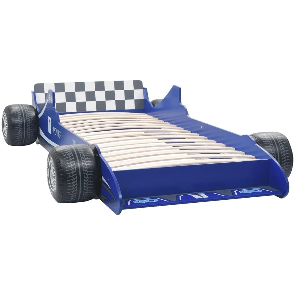 Letto Bambini ad Auto da Corsa 90x200 cm Blu - Foto 2
