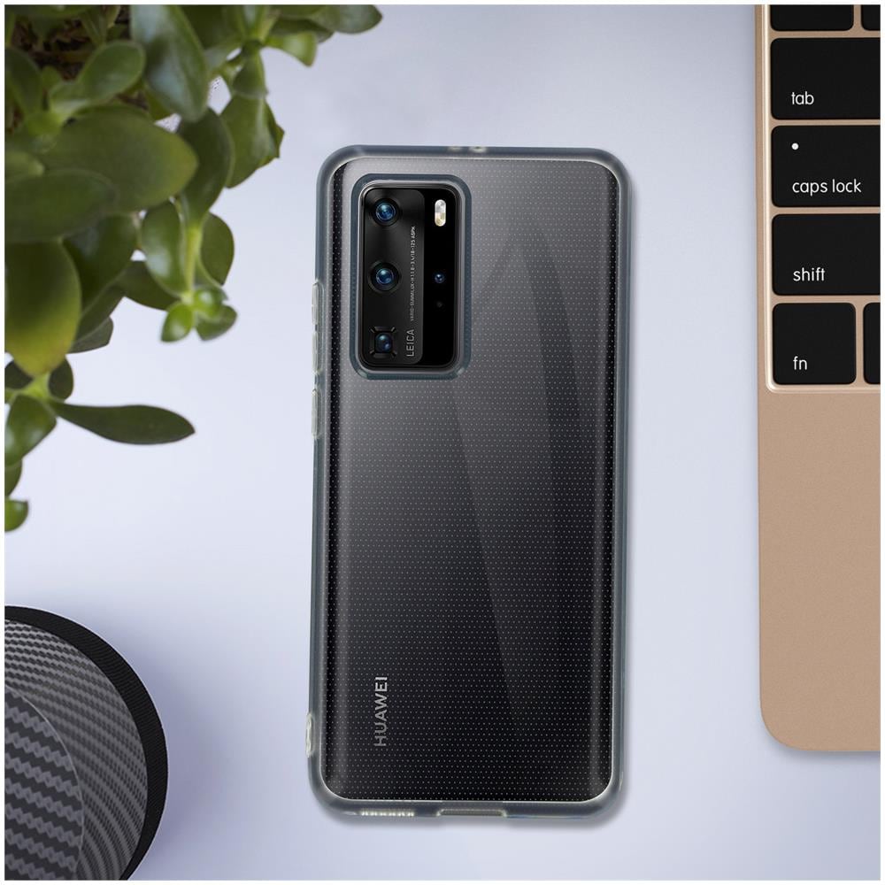 Cover Huawei P40 Pro Protezione Silicone Morbido Antishock Trasparente - Foto 2