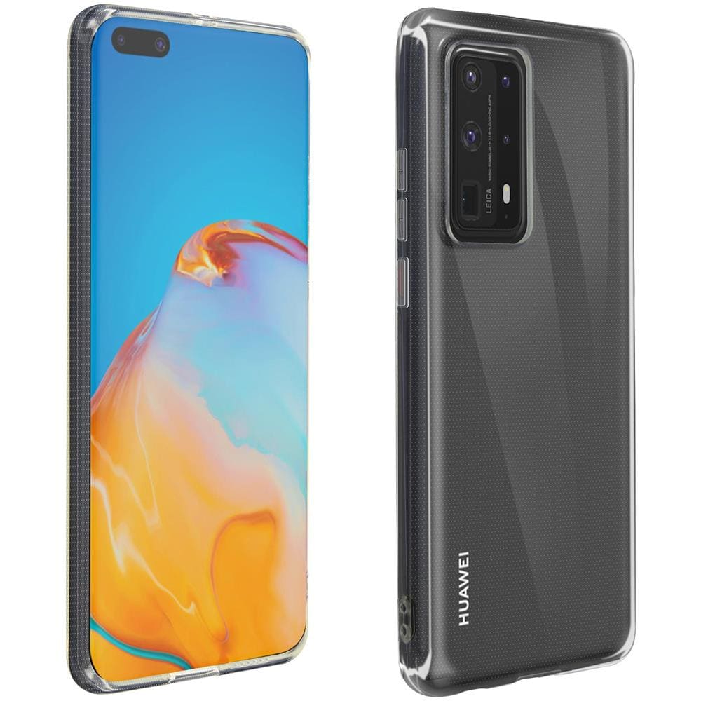 Cover Huawei P40 Pro Protezione Silicone Morbido Antishock Trasparente - Foto 1