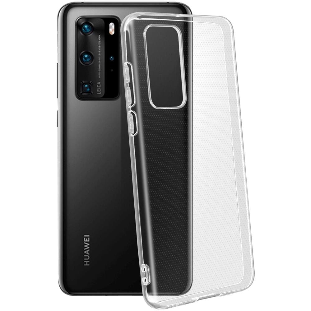 Cover Huawei P40 Pro Protezione Silicone Morbido Antishock Trasparente - Foto 5