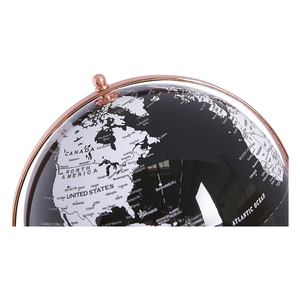 Mappamondo Nero E Bianco 28 Cm Cabot - Foto 2