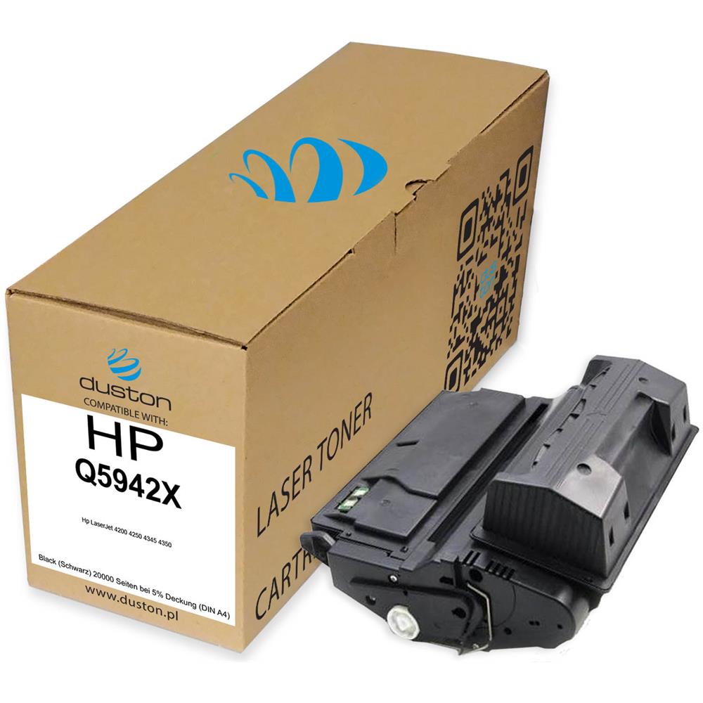 TONER - Q5942x, 42x Negro Compatible Con Hp Laserjet 4200 4300 4250 4345 4350 - Foto 2