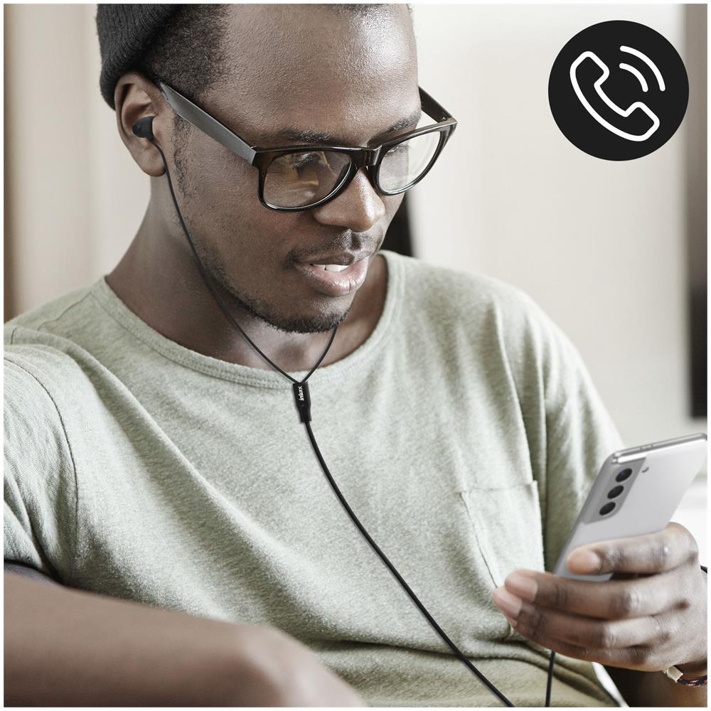 Auricolari Usb-c Cablati Kit Mani Libere Tasto Multifunzione 1,2m Nero - Foto 2