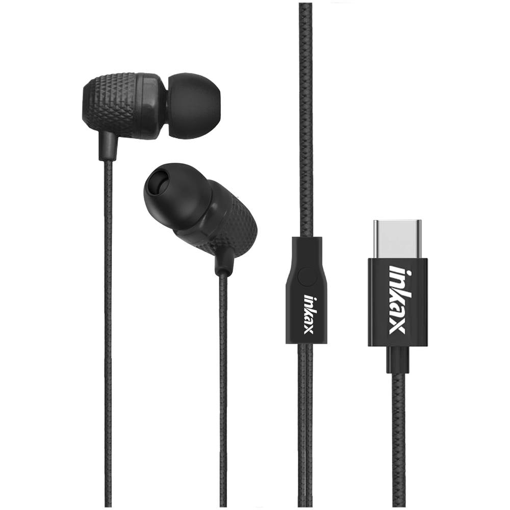 Auricolari Usb-c Cablati Kit Mani Libere Tasto Multifunzione 1,2m Nero - Foto 1