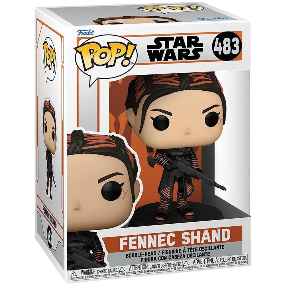 Star Wars: Funko Pop! - Mandalorian - Fennec Shand (Bobble-Head) (Vinyl Figure 483)  - Foto 1
