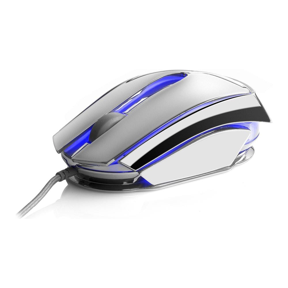 Mouse USB Ice 2400 DPI Retroilluminato Colore Grigio - Foto 1
