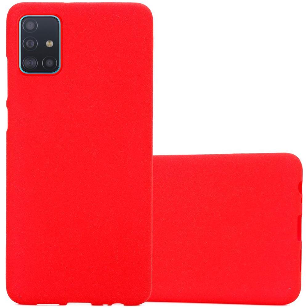 Custodia Compatibile Con Samsung Galaxy A51 4g / M40s In Frost Rosso - Coperchio Protettivo In Silicone Tpu Flessibile - Foto 1