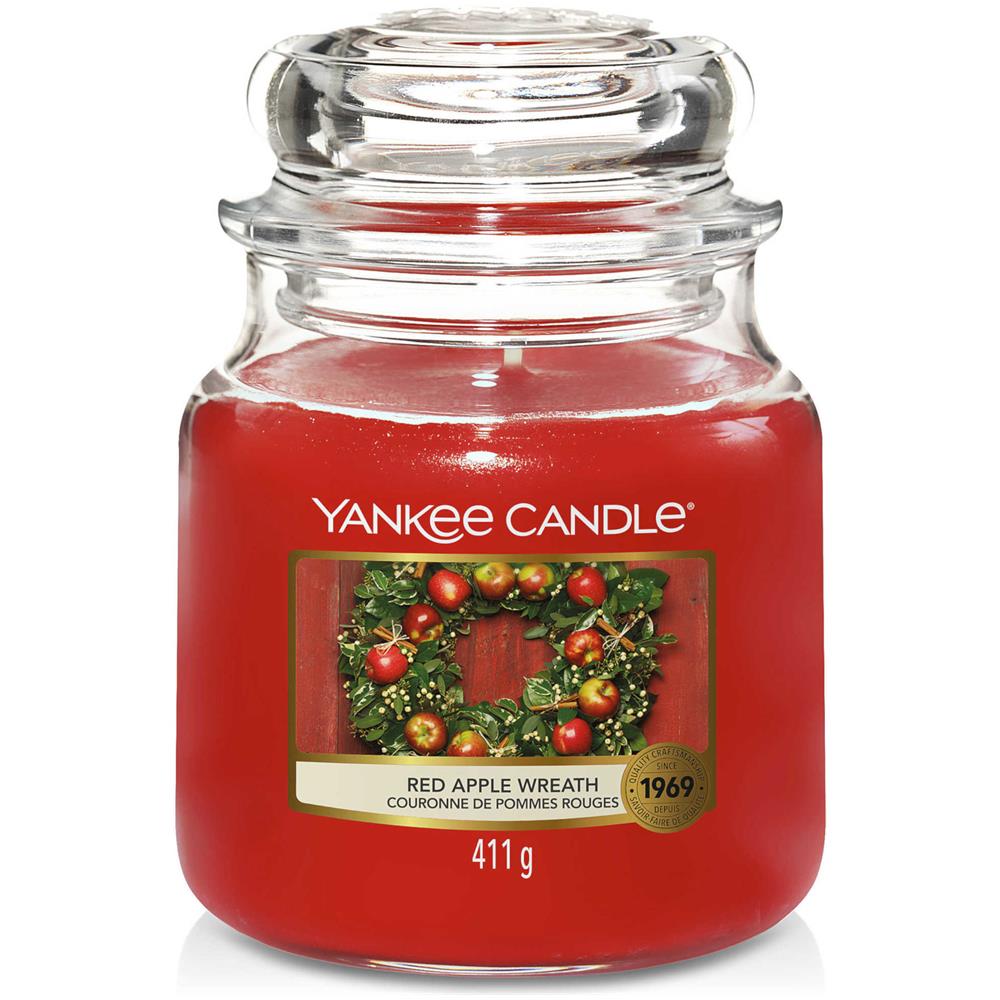 Medium Jar Red Apple Wreath - Foto 1