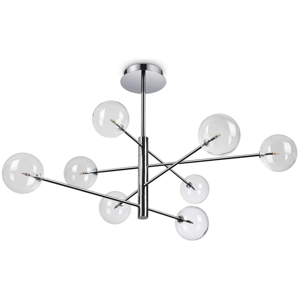 Lampada A Sospensione Cromo D 1280 X H 720 Mm - Foto 1