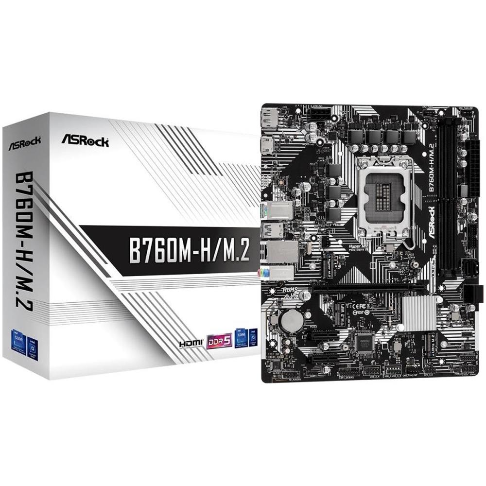 Scheda Madre B760M-H /M. 2 Socket LGA 1700 Chipset B760 Micro ATX - Foto 1