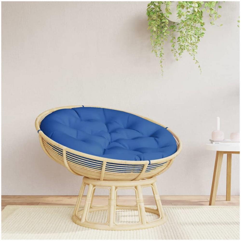 Cuscino Rotondo Blu Reale 100x11 Cm In Tessuto Oxford - Foto 1