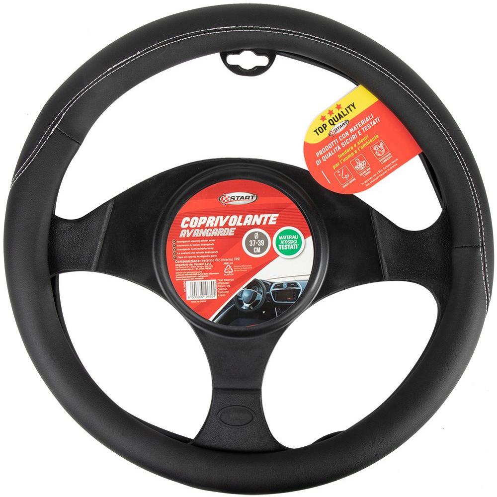 Coprivolante Auto Avangadr, 37-39 Cm, Nero Comoditã  Sicurezza - Foto 1