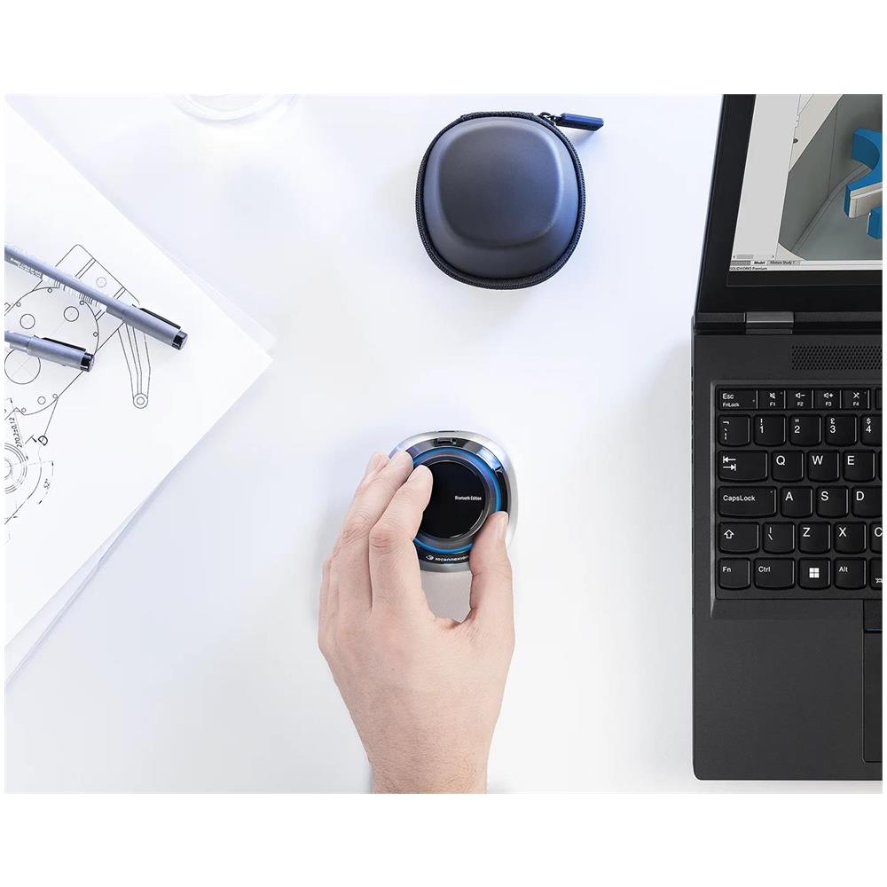 SpaceMouse mouse Ufficio RF Wireless + Bluetooth + USB Type-A 6DoF - Foto 2
