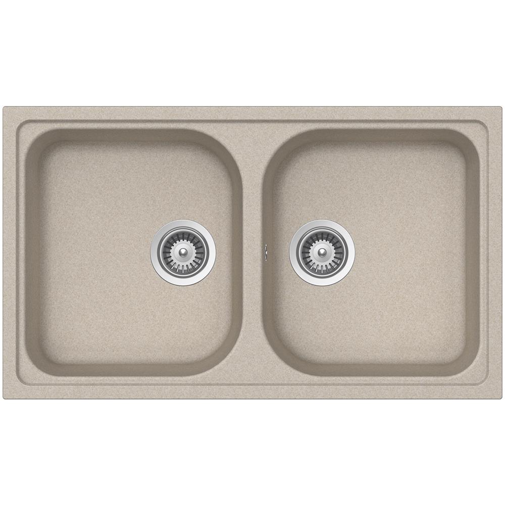 Lavello FOMN200A58 2 Vasche Dimensioni 86x50 cm colore Avena serie Formhaus - Foto 2