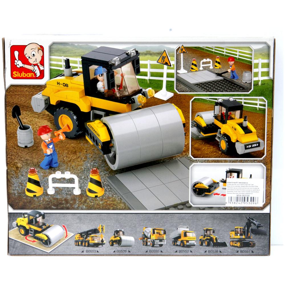 Costruzioni Rullo Stradale Con Operai Mattoncini 0539 Per Bambini 6 Anni + - Foto 2