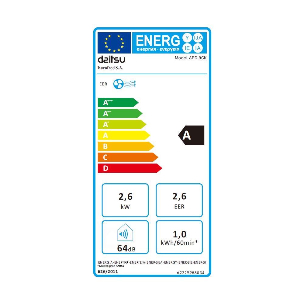 Condizionatore Portatile APD-9CK 9000 Btu / h - Foto 3