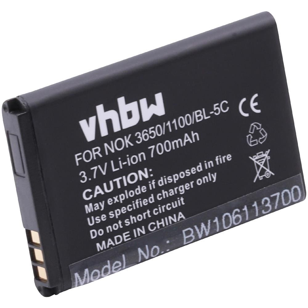 Li-ion Batteria 700mah (3.7v) Per Cellulari E Smartphone Nokia Sostituisce Bl-5c - Foto 2
