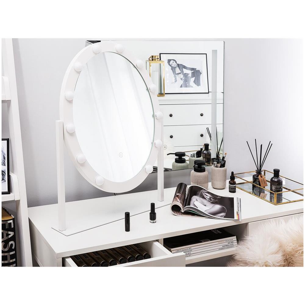 Specchio A Led Bianco 50 X 60 Cm Rostrenen - Foto 1