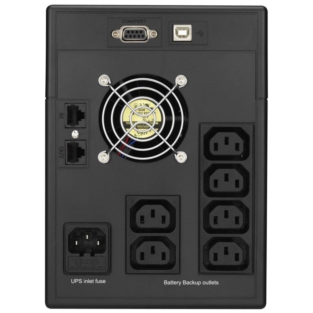 Gruppo di Continuità (UPS) E2 LCD a Linea Interattiva 1500VA 6 Prese IEC / RJ11/45 - Foto 2