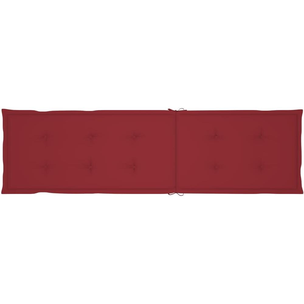 Sdraio Da Esterni Con Poggiapiedi E Cuscino Massello Di Acacia - Foto 10