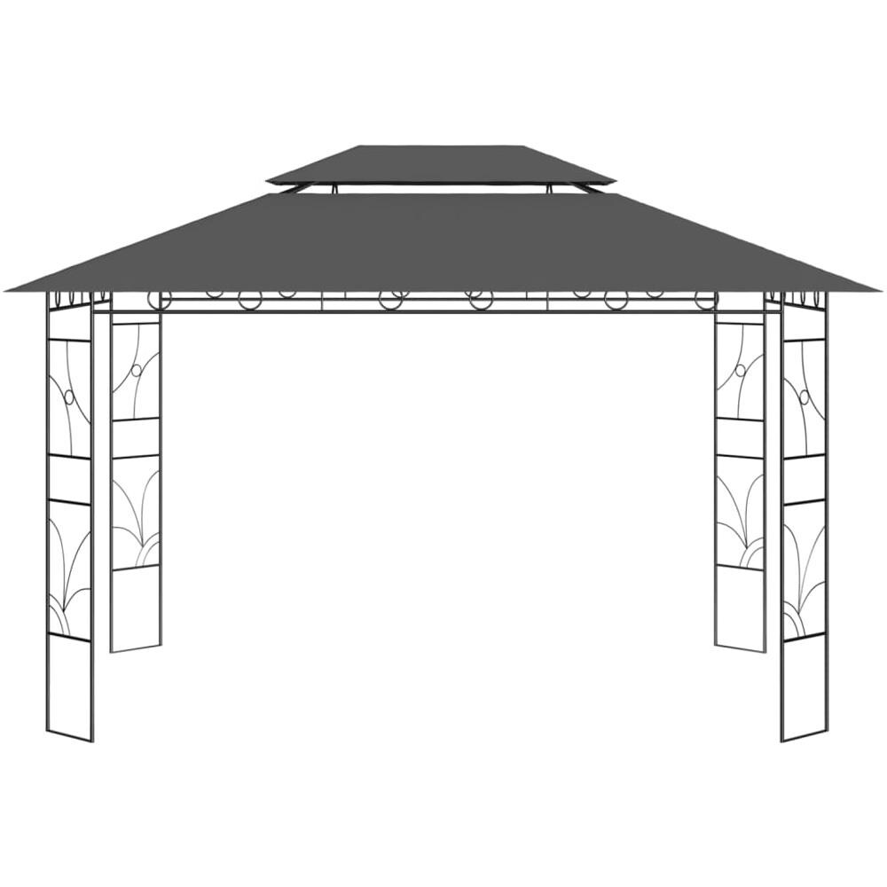 Gazebo 4x3x2,7 m Antracite 160 g / m² - Foto 2