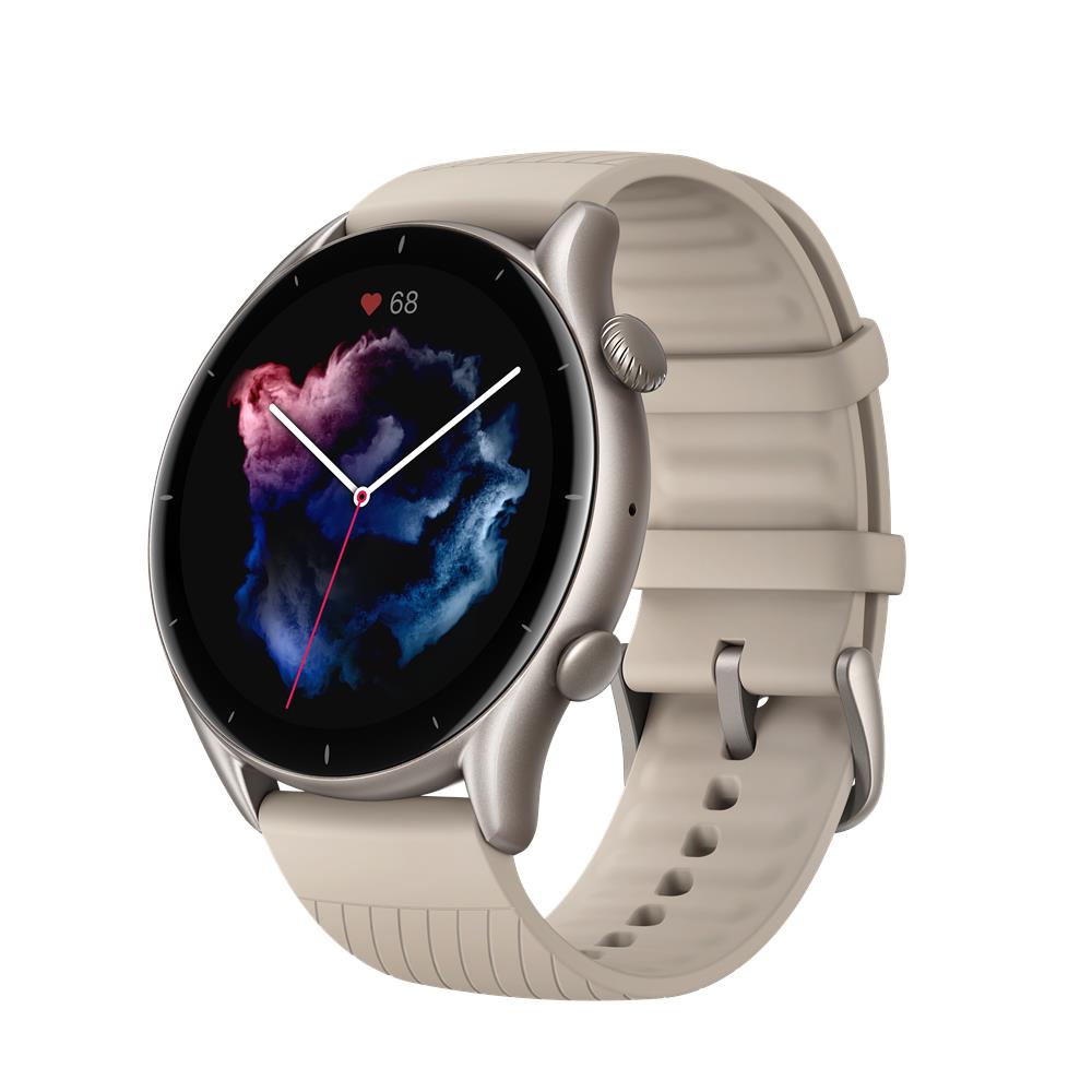 Smartwatch GTS 3 Impermeabile 5ATM Display 1.39" Amoled Bluetooth Cardiofrequenzimetro Grigio - Foto 2