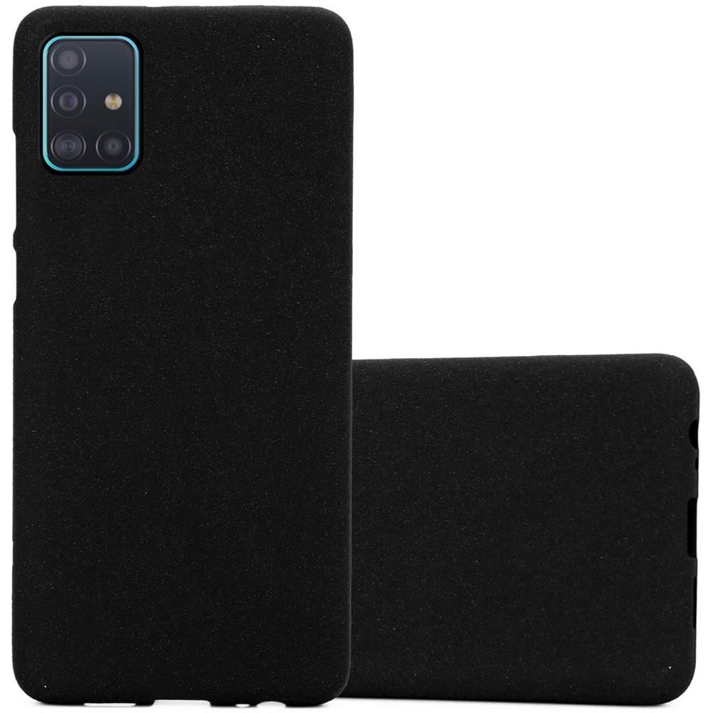 Custodia Compatibile Con Samsung Galaxy A51 4g / M40s In Frost Nero - Coperchio Protettivo In Silicone Tpu Flessibile - Foto 1
