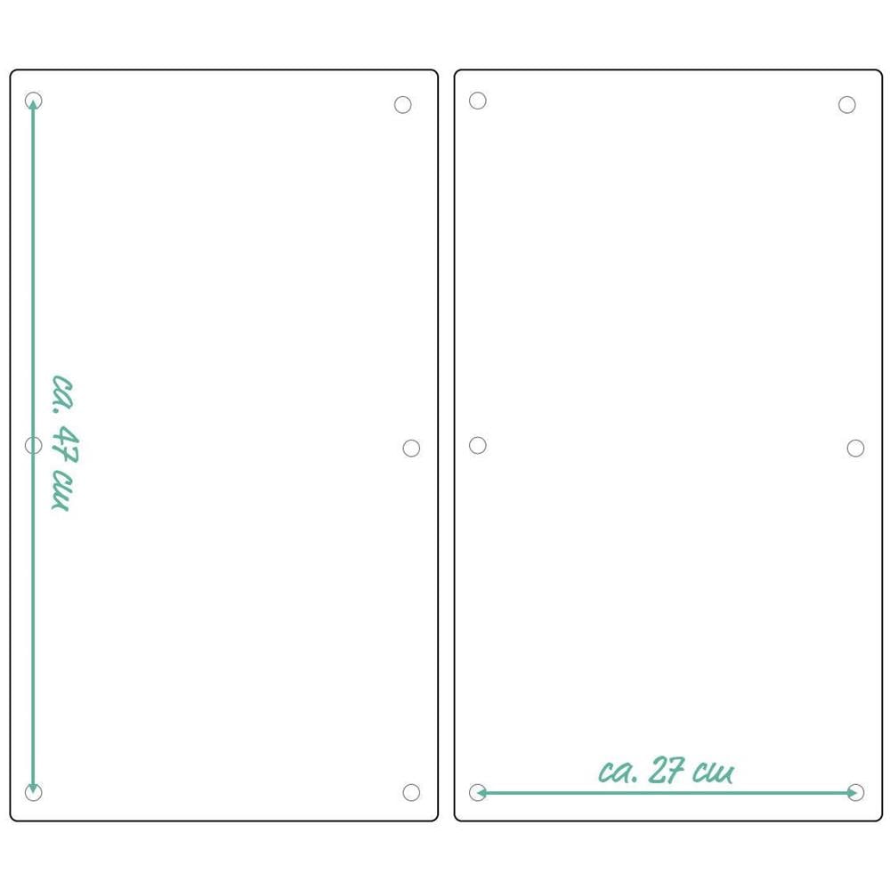 Piatti Da Cucina In Vetro Temperato, Tagliere, Piastre Resistenti Al Calore. - Foto 3
