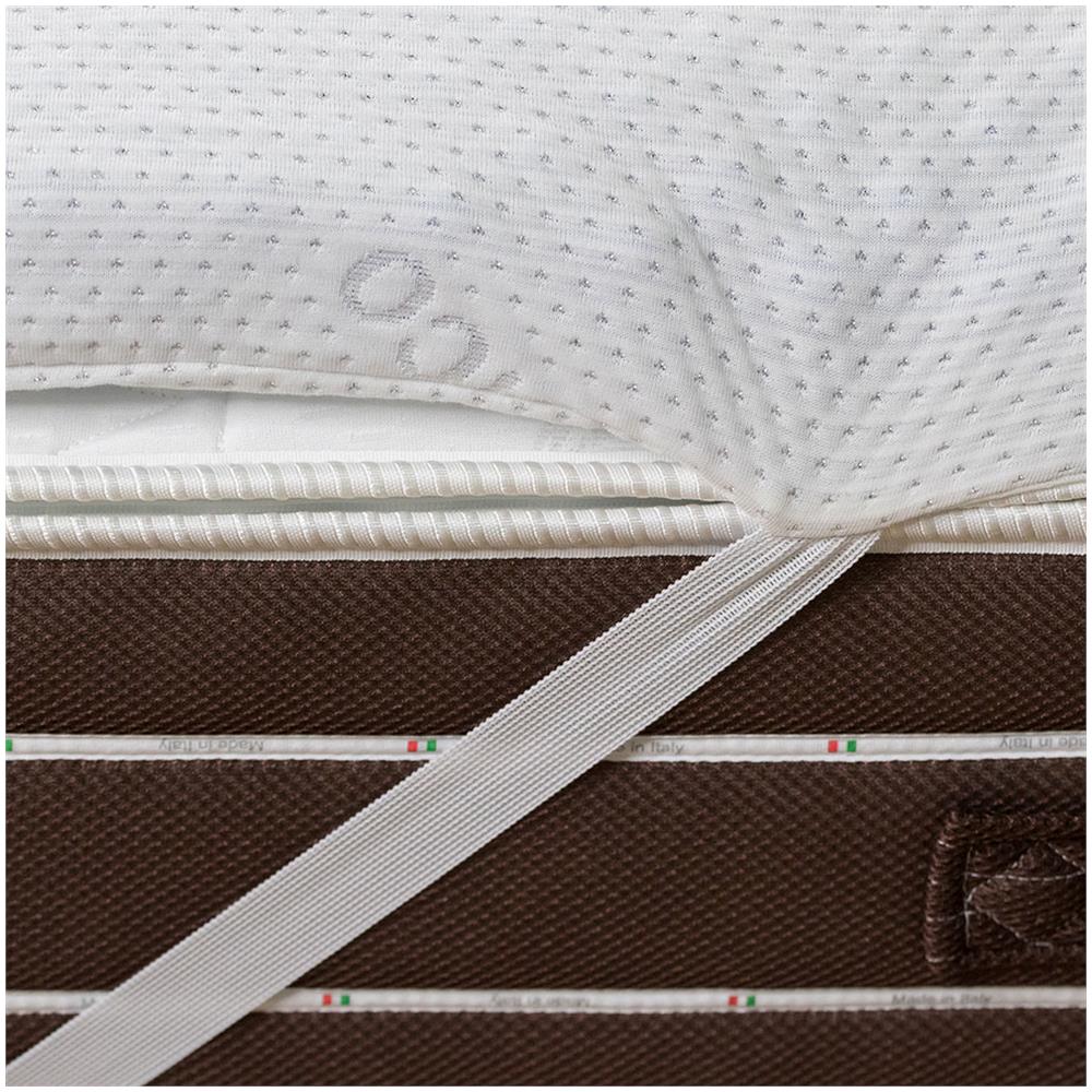 Topper Memory Foam 5 Cm, Correttore Materasso Singolo 80x190, Memory Fresh Massaggiante - Foto 2