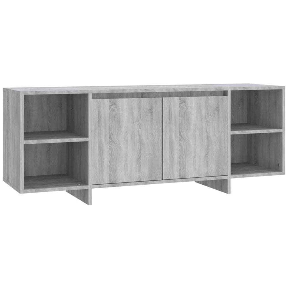 Mobile Porta TV Grigio Sonoma 130x35x50 cm in Truciolato - Foto 2
