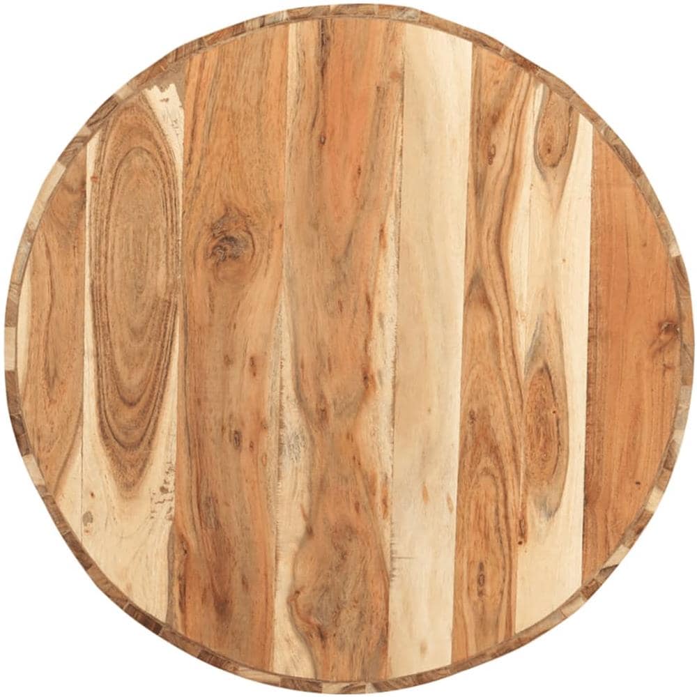 Tavolino Da Salotto 65x31 Cm In Legno Massello Di Acacia - Foto 3
