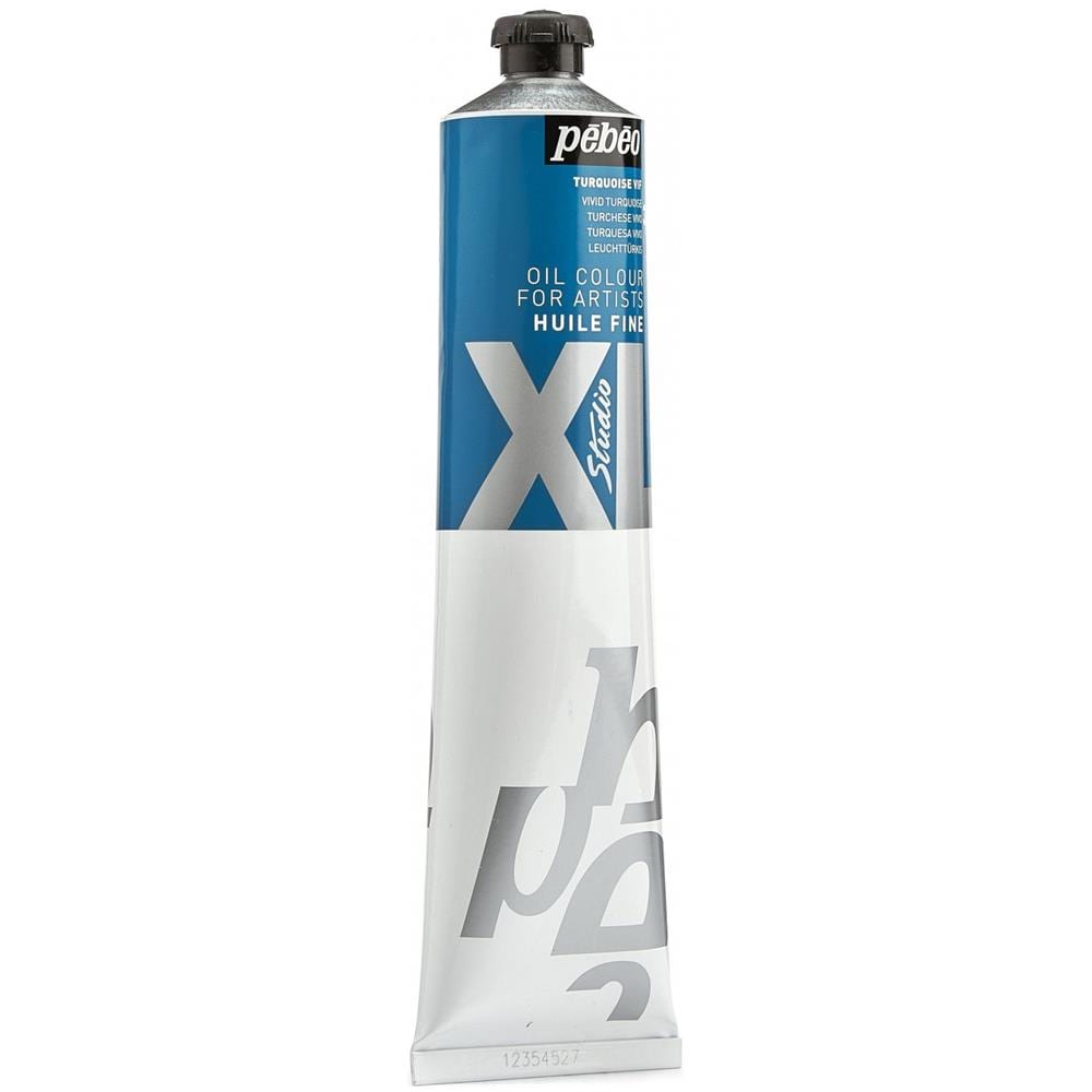 Pittura Ad Olio Xl Studio - Turchese Vivo - 200 Ml - Foto 1