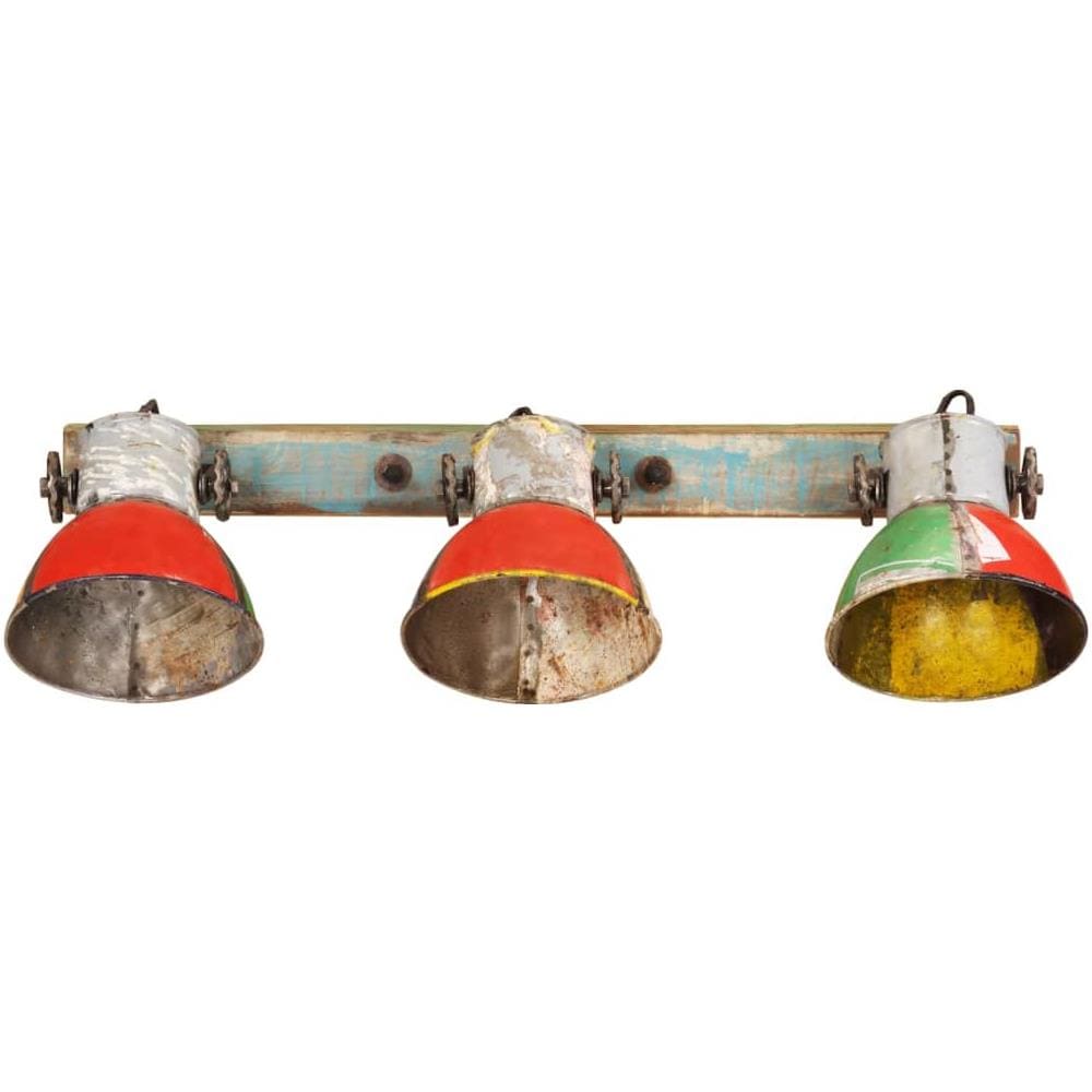 Lampada Da Parete Industriale Multicolore 65x25 Cm E27 - Foto 3