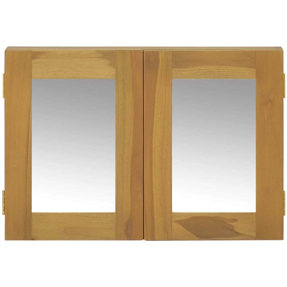 Mobile A Specchio 60x10x40 Cm In Legno Massello Di Teak - Foto 2