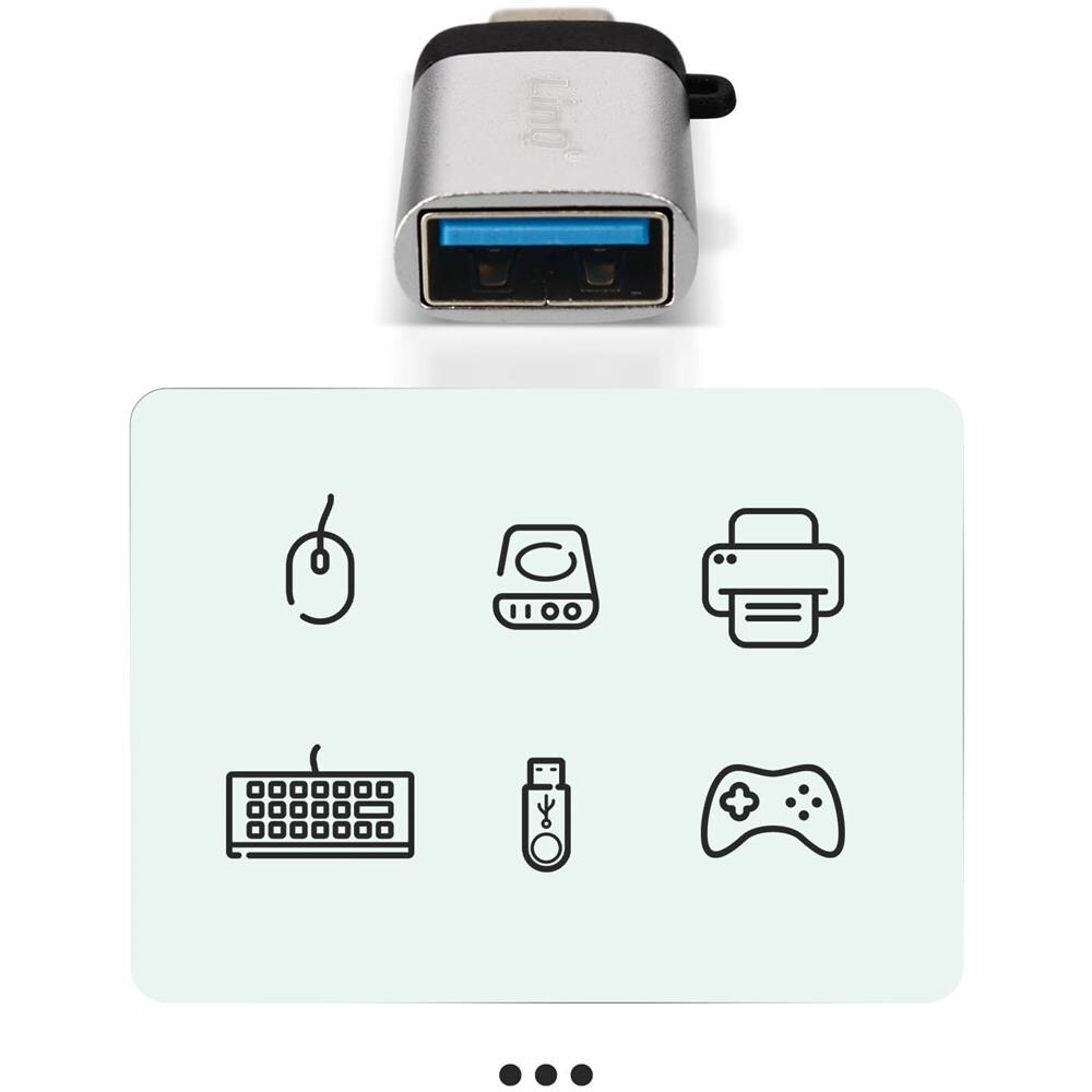 Adattatore Otg Da Usb-c A Usb 3.0 Femmina Ricarica E Sincronizzazione Linq - Foto 7