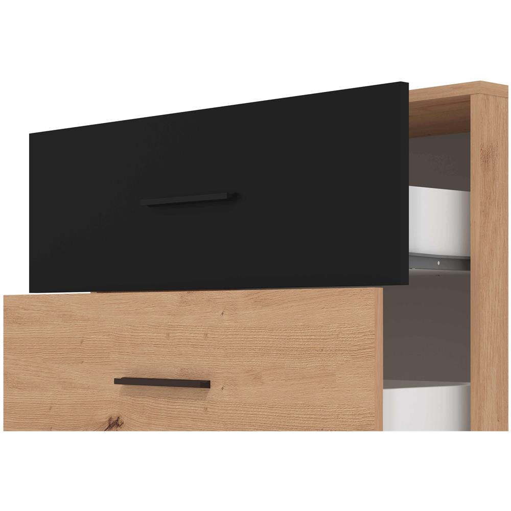 Caddie - Comò Tre Cassetti Moderno Minimal In Legno - Foto 1