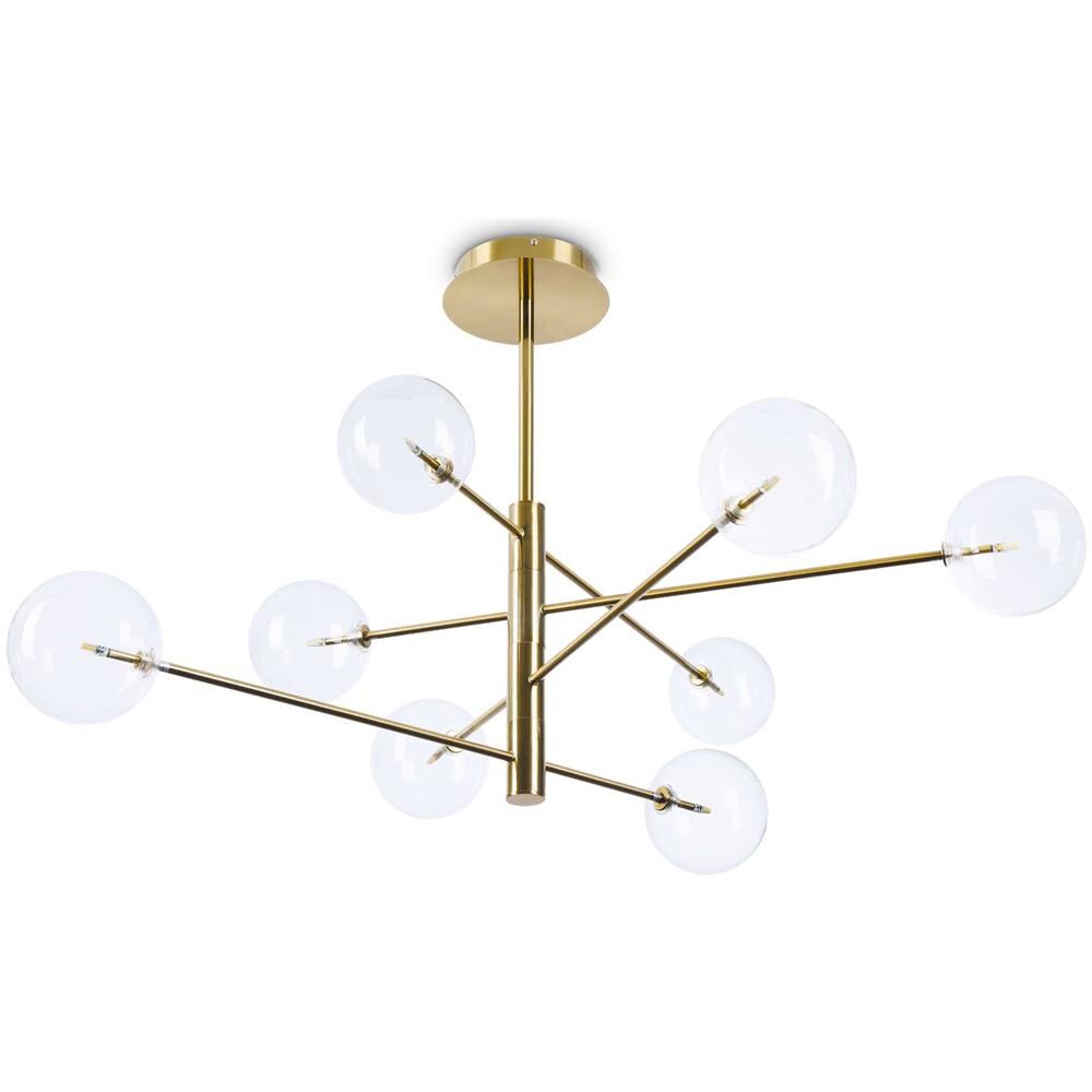Lampada A Sospensione Ottone D 1280 X H 720 Mm - Foto 1