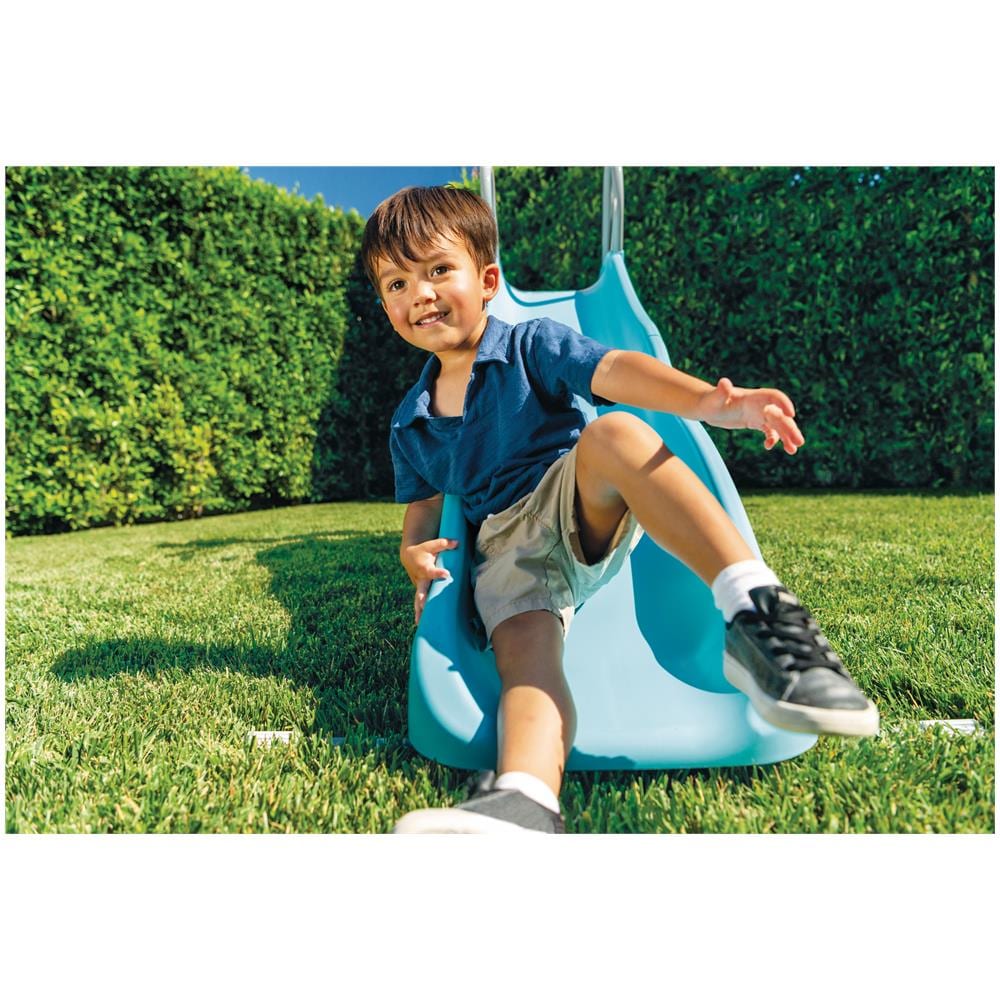 Scivolo da Giardino per Bambini, Azzurro, 251x84x147 cm 44107 - Foto 2