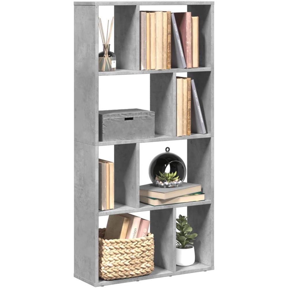 Libreria Grigio Cemento 60x20x120 cm in Truciolato - Foto 2