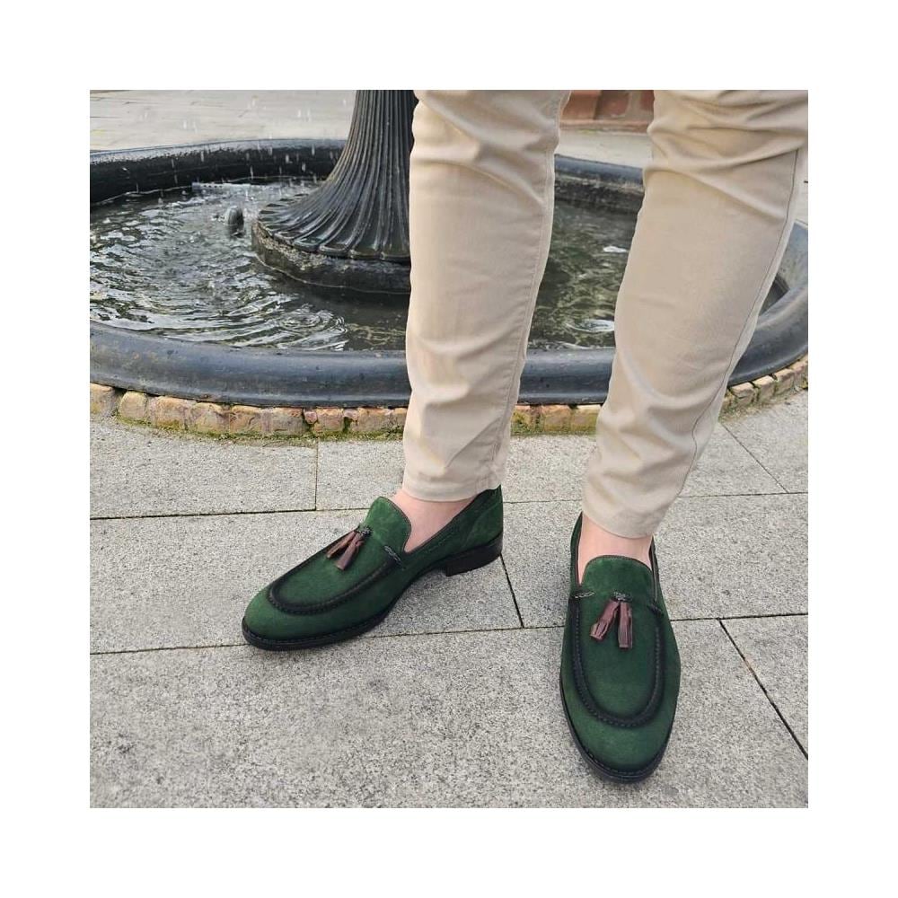 Mocassino Moretto2 Verde. - Foto 8