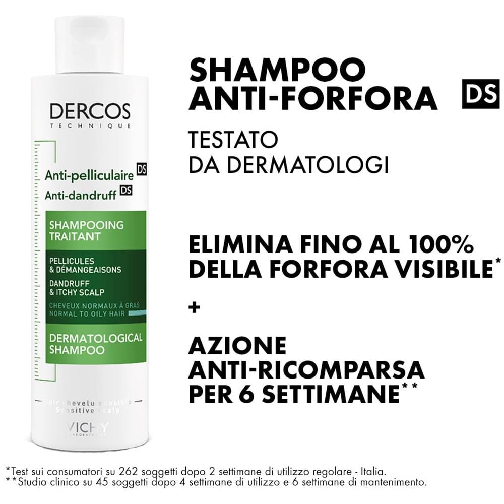 Dercos Shampo Antiforfora Grassi 200 ml - Foto 2