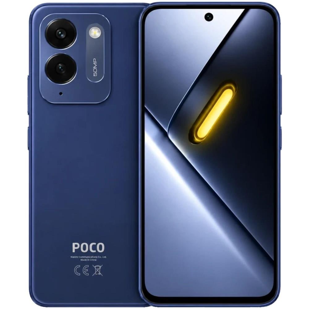 Poco C95 Pro 4G 128GB 6GB Ram Display 6,9" IPS LCD (1600x720) 120Hz max Main Camera 50MP Selfie 8MP DualSim Ibrida HyperOS3 Helio G91-Ultra 7500mAh 232g Blue - Foto 1